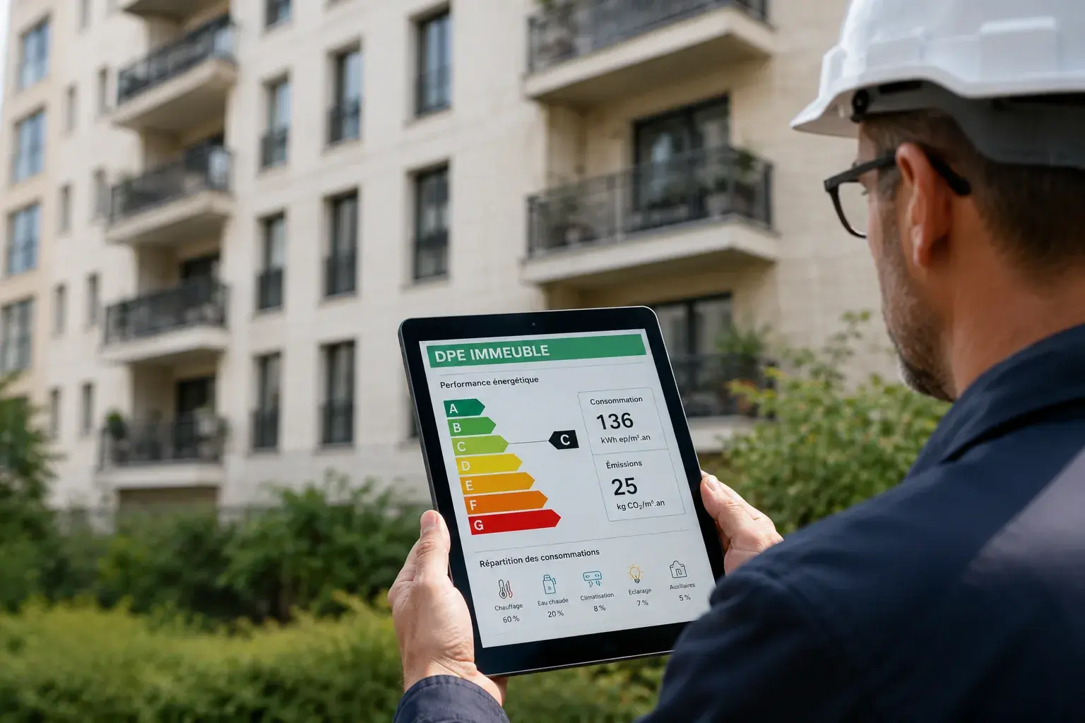 DPE immeuble, diagnostic de performance énergétique collectif en copropriété